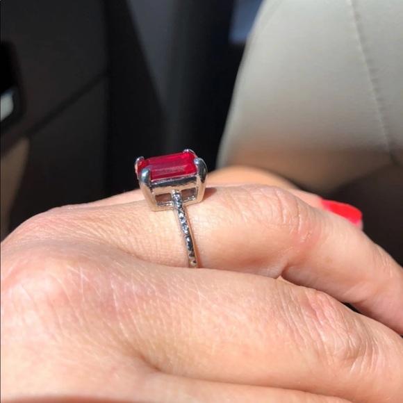 Size 9 Ruby Red Ring Brand New - Picture 4 of 6